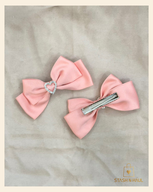 SILKEN BOW HAIRCLIP