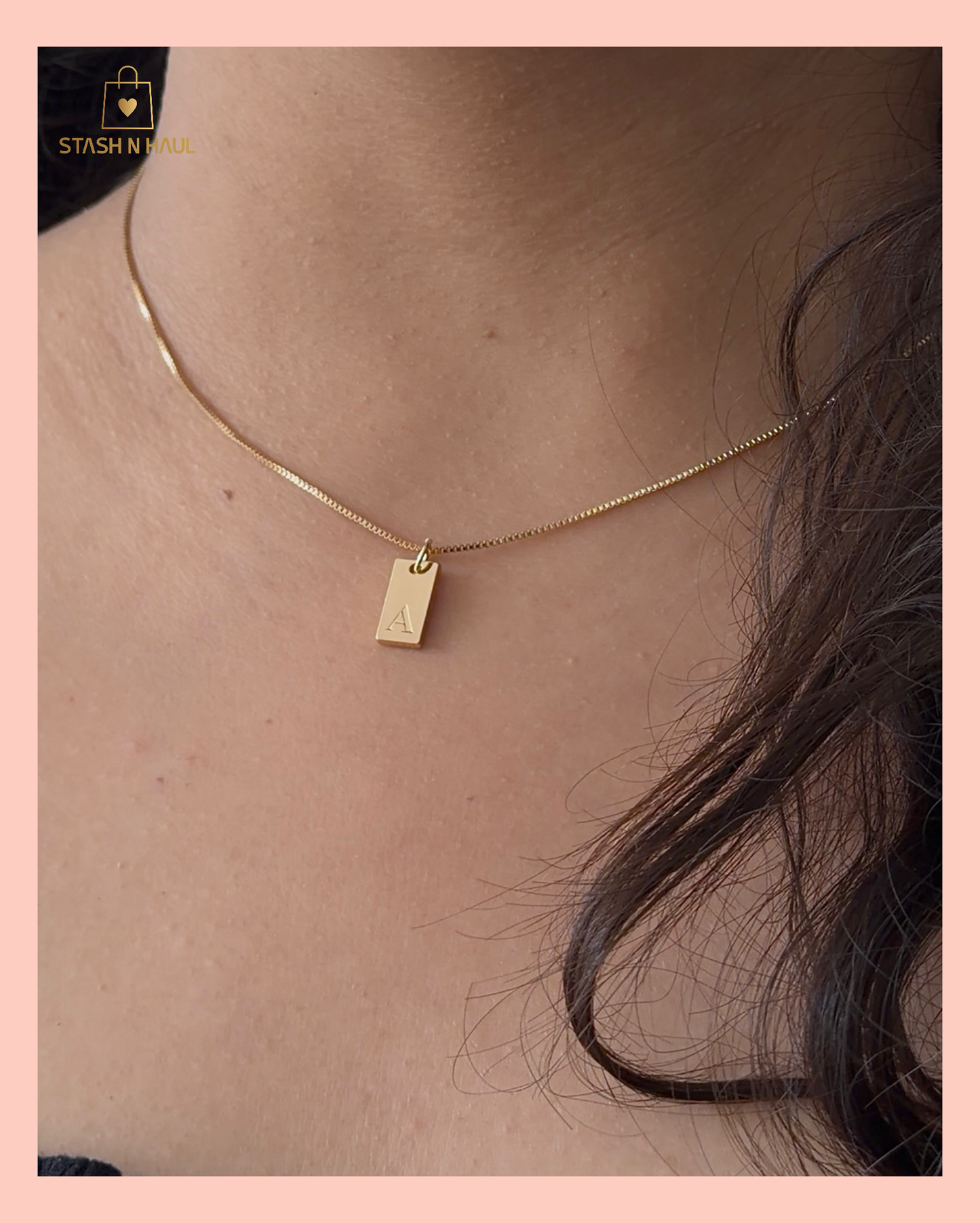 TAG INITIAL NECKLACE