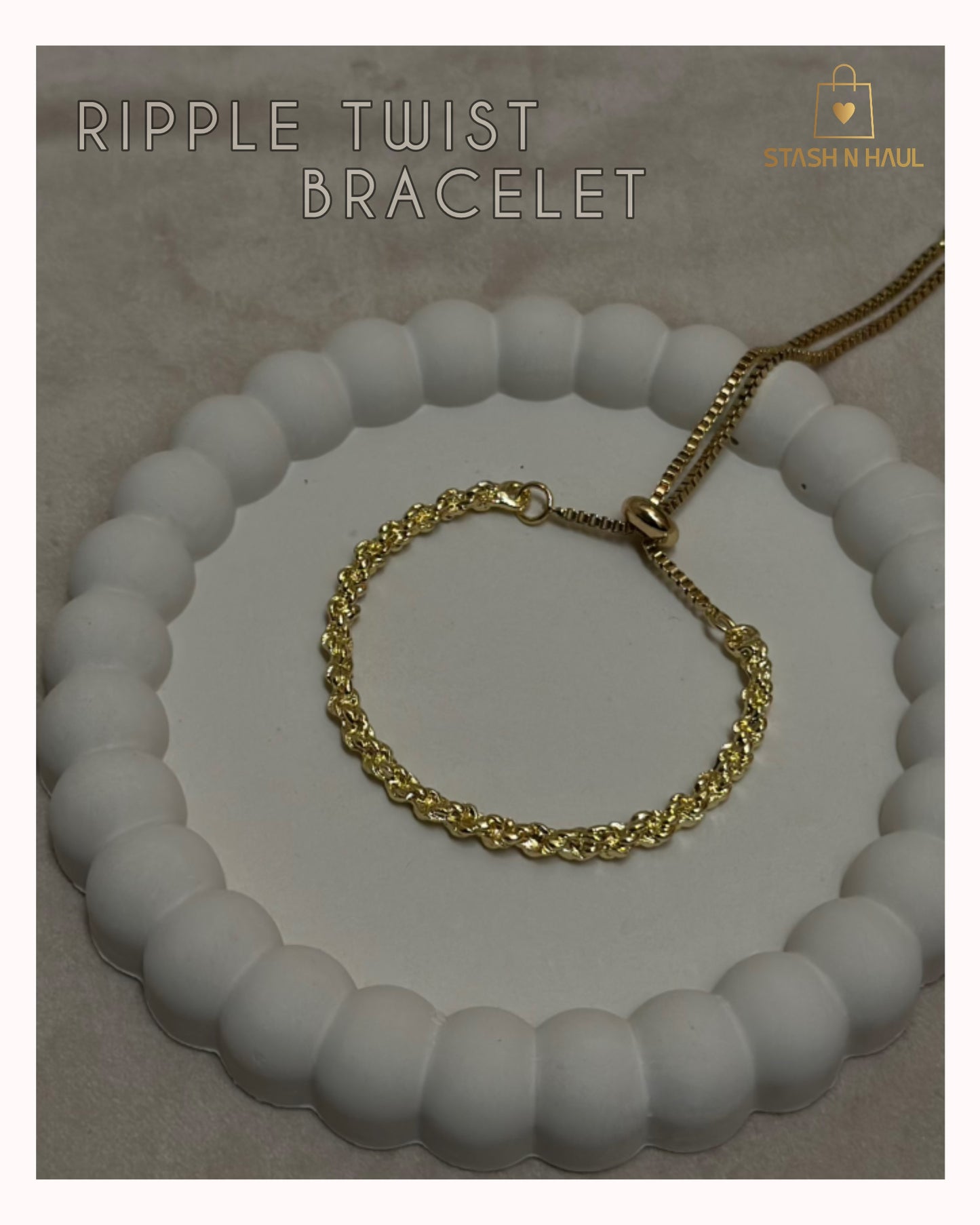 RIPPLE TWIST BRACELET