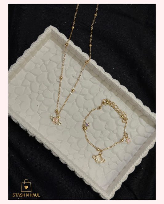 PLANET SET (Necklace & Bracelet)