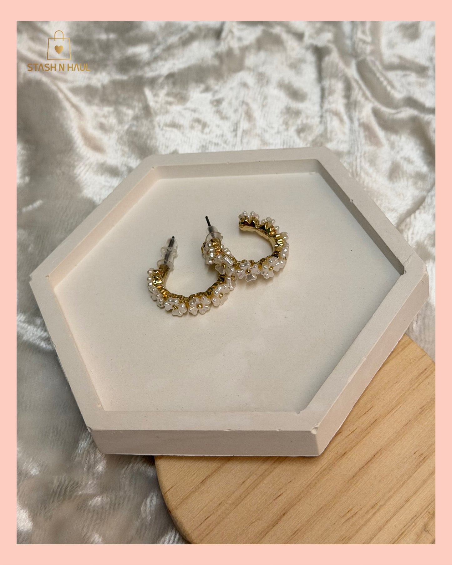 BLOOM BLUSH EARRINGS