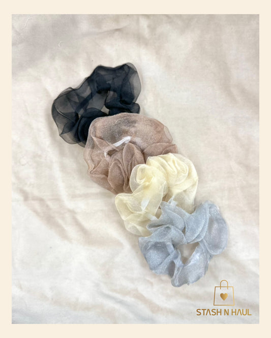 SHIMMER SCRUNCHIES