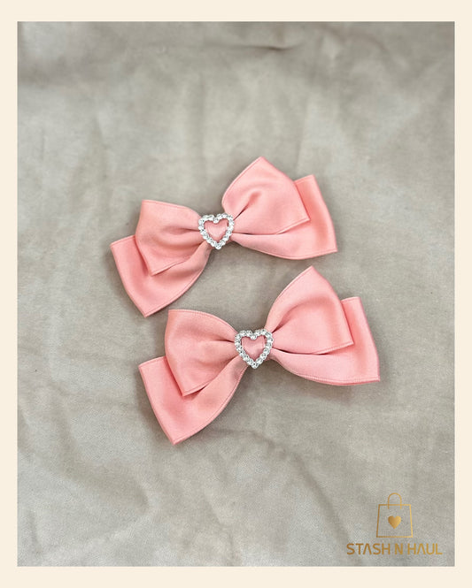 SILKEN BOW HAIRCLIP