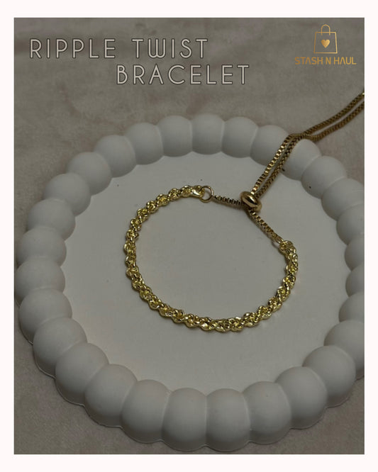 RIPPLE TWIST BRACELET