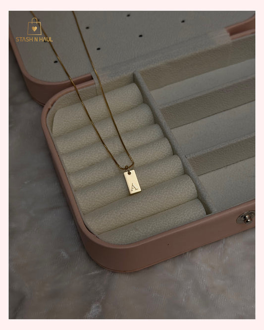 TAG INITIAL NECKLACE