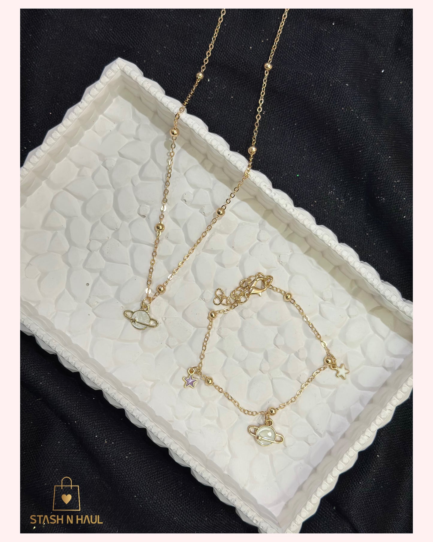 PLANET SET (Necklace & Bracelet)